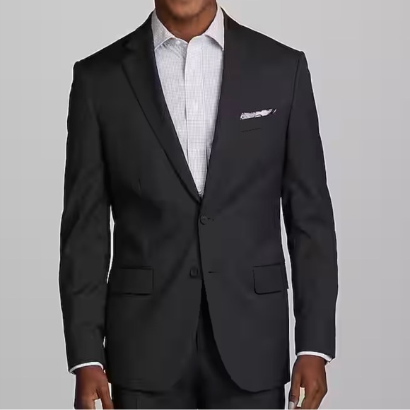 Men’s Black Suit Jacket Size 38 Slim